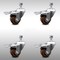 Service Caster 3 Inch SS High Temp Glass Filled Nylon 12mm Stem Caster Set Total Lock Brake SCC-SSTSTTL20S314-GFNSHT-M1215-4 - alternate 4